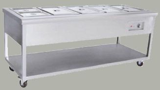 簡易保溫售飯臺/電熱湯池柜